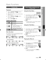 Preview for 45 page of Samsung BD-C6900 User Manual