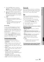 Preview for 77 page of Samsung BD-D6900M User Manual