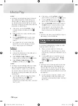 Preview for 34 page of Samsung BD-F6500 User Manual