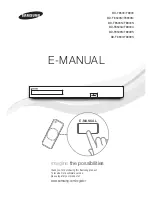 Samsung BD-F6900 E-Manual preview