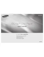 Samsung BD-H5100 User Manual preview