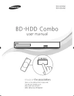 Preview for 1 page of Samsung BD-H8500M User Manual