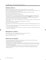 Preview for 6 page of Samsung BD-P1620A User Manual