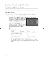 Preview for 32 page of Samsung BD-P1620A User Manual