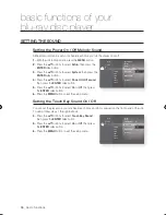 Preview for 34 page of Samsung BD-P1620A User Manual