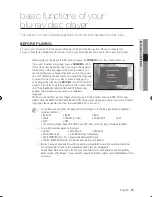 Preview for 33 page of Samsung BD-P3600 User Manual