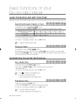 Preview for 36 page of Samsung BD-P4600 User Manual