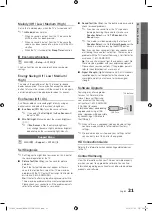 Preview for 21 page of Samsung BN68-02576B-06 User Manual