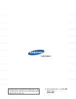 Preview for 2 page of Samsung CB-21N30G7 Service Manual