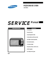 Preview for 1 page of Samsung CE1279KSE Service Manual