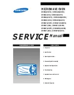 Preview for 1 page of Samsung CE959G Service Manual