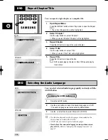 Preview for 58 page of Samsung CHT-500 Instruction Manual