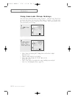 Preview for 34 page of Samsung CL-25M6W Owner'S Instructions Manual