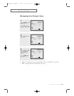 Preview for 43 page of Samsung CL-25M6W Owner'S Instructions Manual