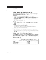 Preview for 58 page of Samsung CL-29A5P Owner'S Instructions Manual