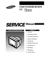 Preview for 1 page of Samsung CL17M6MQFX/RCL Service Manual