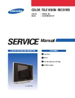 Samsung CL29K40MQ2XXAP Service Manual preview