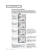 Preview for 54 page of Samsung CL29Z7H, CL29Z6H, CL32Z7H, CL3 Owner'S Instructions Manual