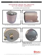 Preview for 2 page of Samsung CLP-300 Remanufacturing Instructions