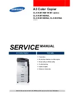 Samsung CLX-9201 Series Service Manual preview