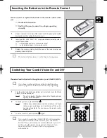 Preview for 7 page of Samsung Colour TV/VCR Owner'S Instructions Manual