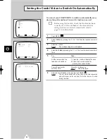 Preview for 20 page of Samsung Colour TV/VCR Owner'S Instructions Manual