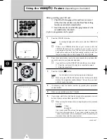 Preview for 30 page of Samsung Colour TV/VCR Owner'S Instructions Manual