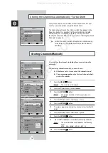 Preview for 16 page of Samsung CS-21T3MA Owner'S Instructions Manual