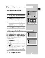 Preview for 23 page of Samsung CS-21T4MA Owner'S Instructions Manual