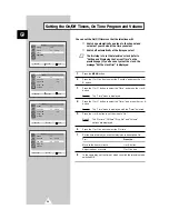 Preview for 30 page of Samsung CS-29D5W Owner'S Instructions Manual