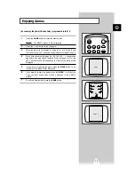 Preview for 35 page of Samsung CS-29D5W Owner'S Instructions Manual