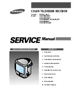 Preview for 1 page of Samsung CS14Y530X/BWT Service Manual