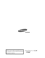 Preview for 2 page of Samsung CS14Y530X/BWT Service Manual