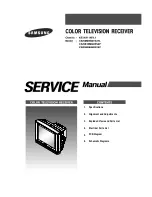 Samsung CS25M20MAVXXTL Service Manual preview