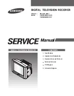 Preview for 1 page of Samsung CS29K5MHUX/AAG Service Manual