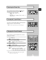 Preview for 25 page of Samsung CS29Z6 Owner'S Instructions Manual