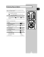 Preview for 33 page of Samsung CS29Z6 Owner'S Instructions Manual