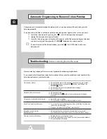 Preview for 38 page of Samsung CS29Z6 Owner'S Instructions Manual