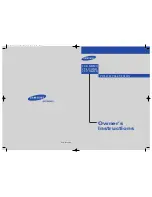 Samsung CT-17M16MQ Owner'S Instructions Manual preview