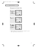 Preview for 43 page of Samsung CT-21M7W Owner'S Instructions Manual