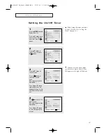 Preview for 47 page of Samsung CT-21M7W Owner'S Instructions Manual