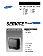 Preview for 1 page of Samsung CT331EBZX Service Manual