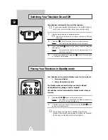 Preview for 8 page of Samsung CW-28V55V Owner'S Instructions Manual