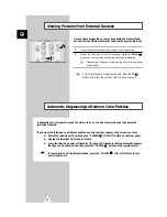 Preview for 34 page of Samsung CZ-21Q1MA Owner'S Instructions Manual