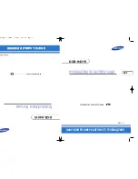 Preview for 1 page of Samsung DCB-9401V Instructions For Use Manual