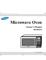 Preview for 1 page of Samsung DE68-02065A Owner'S Manual