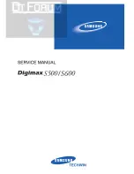 Samsung Digimax S500 Service Manual preview