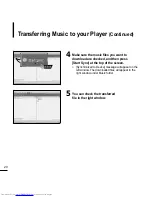 Preview for 20 page of Samsung Digital Player User Manual