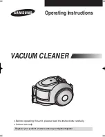 Samsung DJ68-00339U Operating Instructions Manual preview