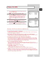 Preview for 25 page of Samsung DS-21G5 Owner'S Instructions Manual